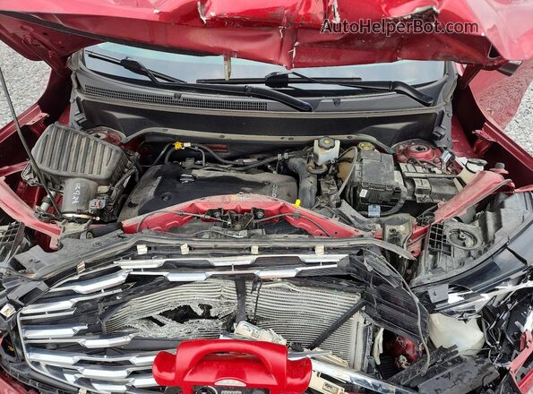 3GKALXEX6JL138693 2018 GMC TERRAIN Red Engine compartment view