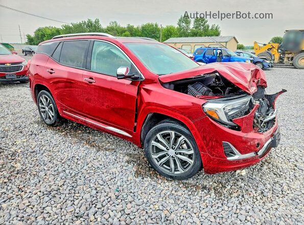 3GKALXEX6JL138693 2018 GMC TERRAIN Red Front right