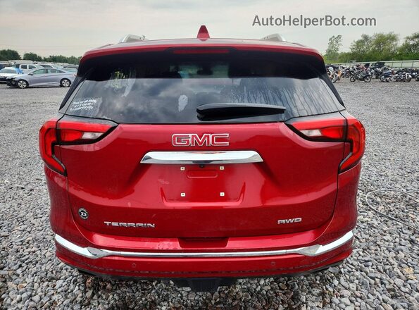 3GKALXEX6JL138693 2018 GMC TERRAIN Red Rear view