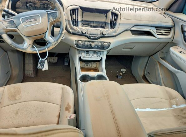 3GKALXEX6LL129706 2020 GMC TERRAIN Gray წინა პანელის ხედი