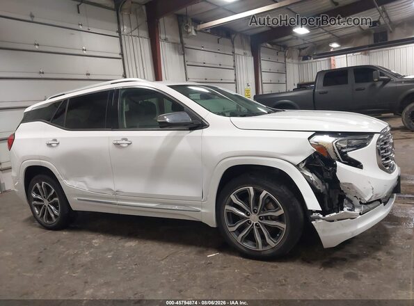 3GKALXEX8JL249987 2018 GMC TERRAIN White Vista interior trasera