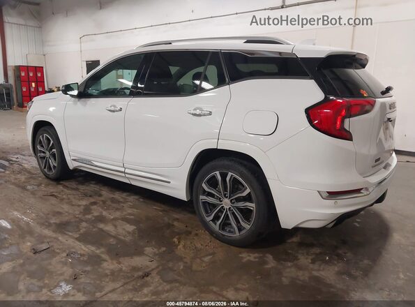 3GKALXEX8JL249987 2018 GMC TERRAIN White Trasero izquierdo