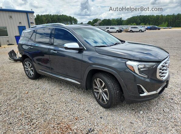 3GKALXEX9JL348821 2018 GMC TERRAIN Gray Delantero derecho
