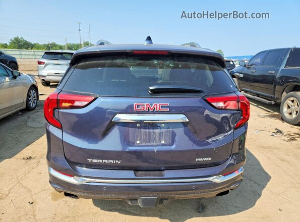 3GKALXEXXKL293944 2019 GMC TERRAIN Blue უკანა ხედი