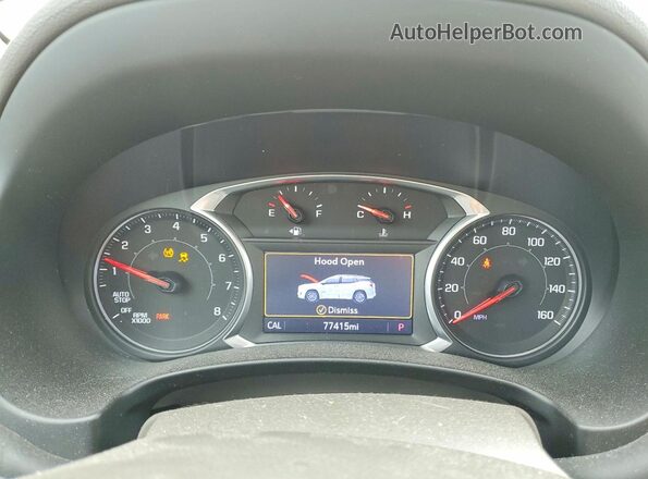 3GKALXEXXKL293944 2019 GMC TERRAIN Blue ხელსაწყოთა პანელის ხედი