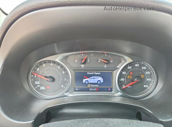 3GKALXEXXKL344858 2019 GMC TERRAIN Red Вид щитка приладів
