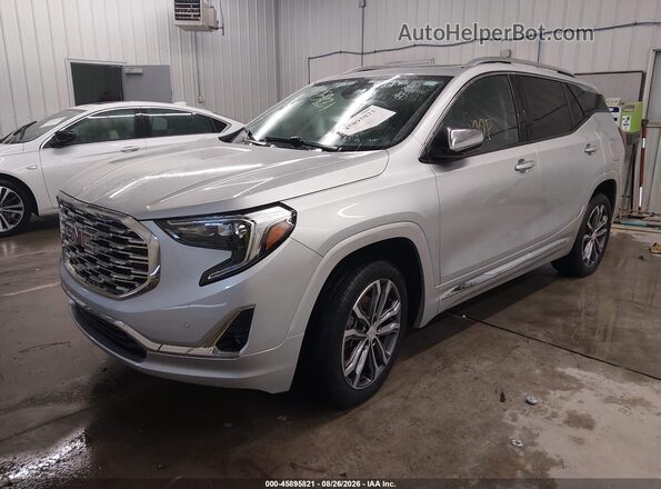 3GKALXEXXLL141695 2020 GMC TERRAIN Silver Front left
