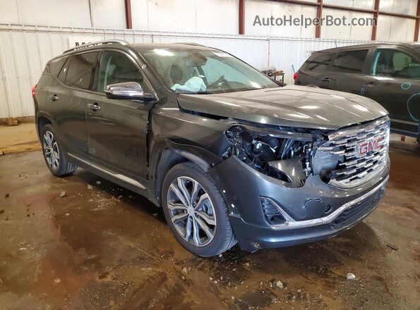 3GKALXEXXLL158612 2020 GMC TERRAIN Черный Передняя правая четверть