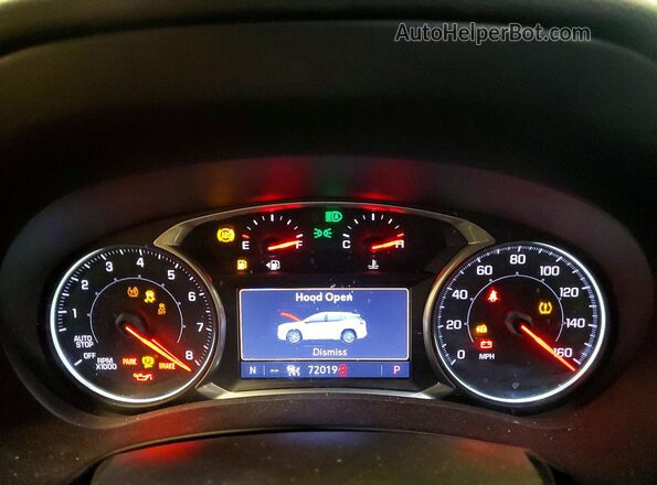 3GKALXEXXLL158612 2020 GMC TERRAIN Черный Вид щитка приборов