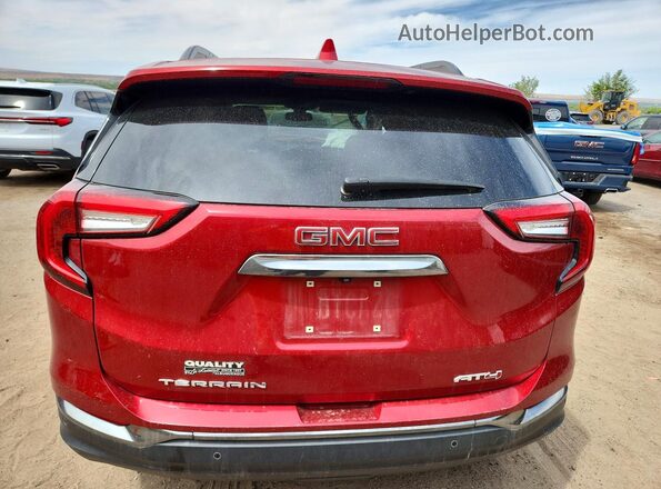 3GKALYEG0RL259222 2024 GMC TERRAIN Red Հետևի տեսք