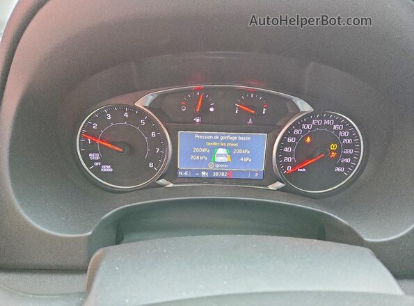 3GKALYEG1RL106414 2024 GMC TERRAIN Black Вид щитка приладів