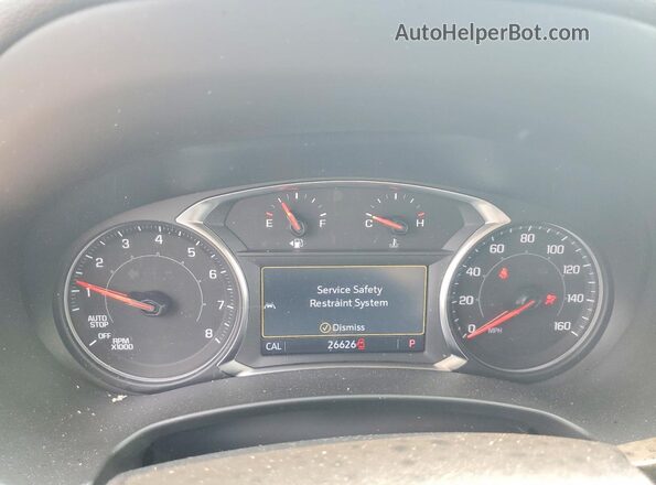 3GKALYEG2RL157498 2024 GMC TERRAIN Red Instrument cluster view