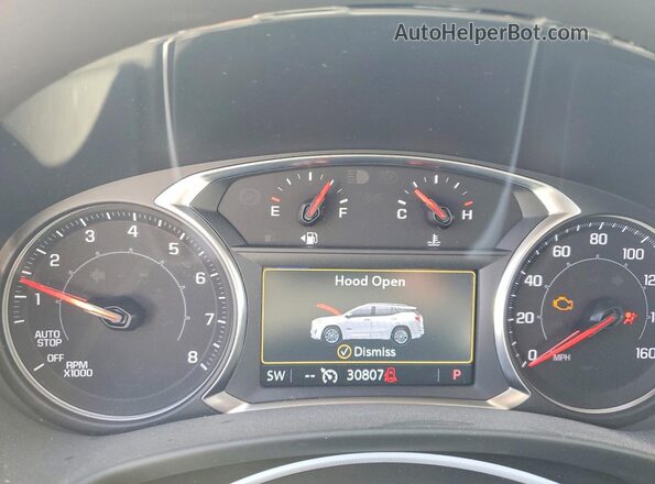 3GKALYEG7RL124819 2024 GMC TERRAIN Белый Вид щитка приборов
