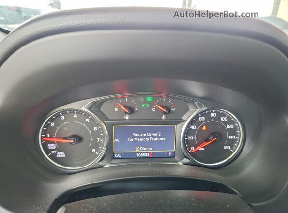 3GKALYEV2NL236355 2022 GMC TERRAIN Tan Instrument cluster view
