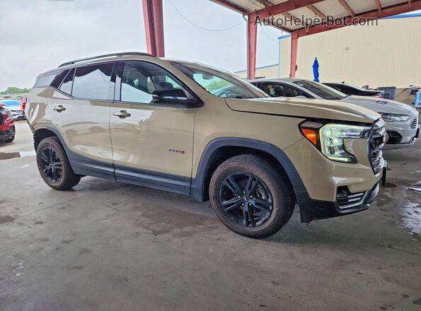 3GKALYEV2NL236355 2022 GMC TERRAIN Tan Front right
