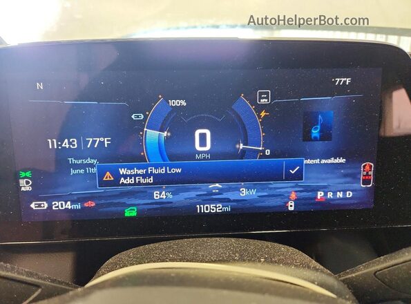 3GN7DMRP4SS233778 2025 CHEVROLET EQUINOX White Vista del cuadro de instrumentos