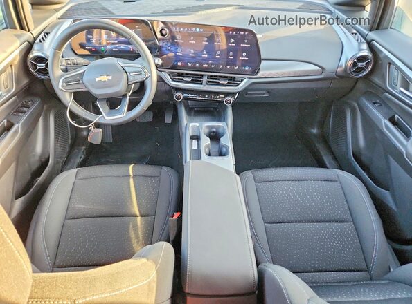 3GN7DMRP7SS253877 2025 CHEVROLET EQUINOX Silver Dashboard view