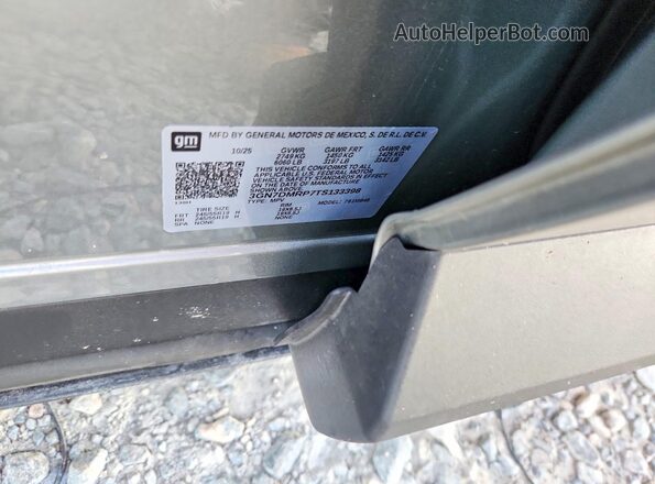 3GN7DMRP7TS133398 2026 CHEVROLET EQUINOX Gray 360 interior view