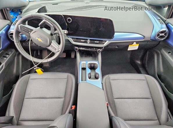 3GN7DNRP2SS202809 2025 CHEVROLET EQUINOX Blue Առջևի վահանակի տեսք