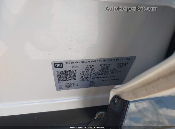 3GN7DSRP8SS224425 2025 CHEVROLET EQUINOX Белый Вид подкапотного пространства
