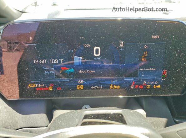 3GN7DSRR1SS252147 2025 CHEVROLET EQUINOX Gray Вид щитка приладів