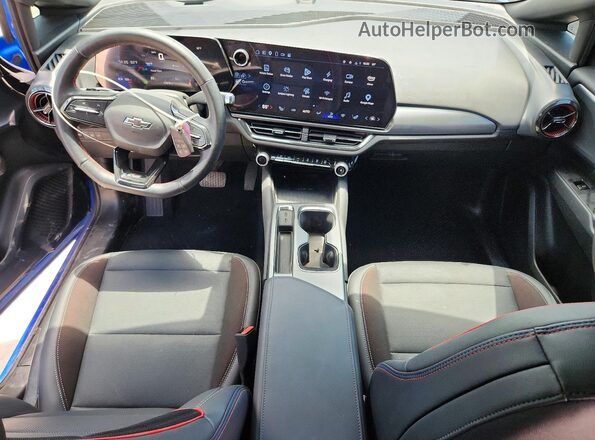 3GN7DSRR4SS176178 2025 CHEVROLET EQUINOX Blue Widok deski rozdzielczej
