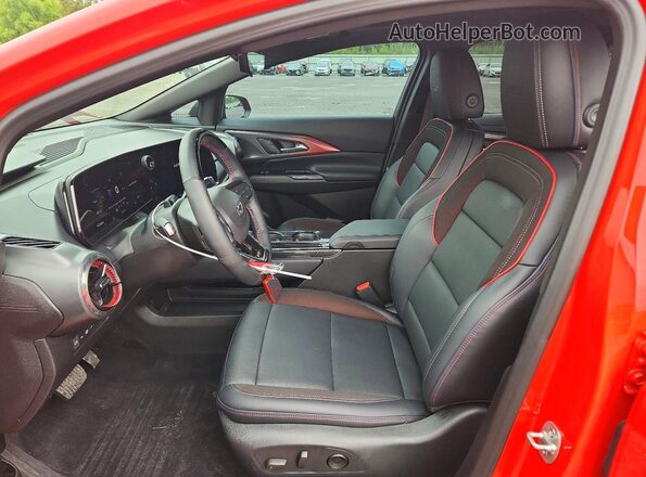 3GN7DSRR8SS133253 2025 CHEVROLET EQUINOX Orange Widok wnętrza z przodu