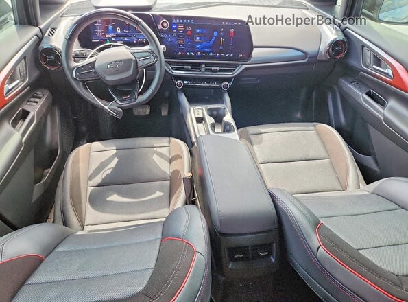 3GN7DSRRXSS143704 2025 CHEVROLET EQUINOX Серебряный Вид панели приборов