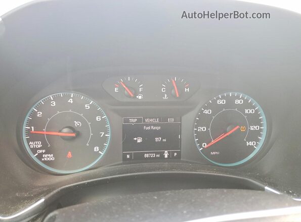 3GNAX5EG0RL282232 2024 CHEVROLET EQUINOX White Вид щитка приладів
