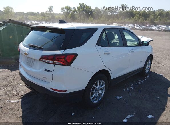 3GNAX5EG3RL284900 2024 CHEVROLET EQUINOX White Задня права чверть