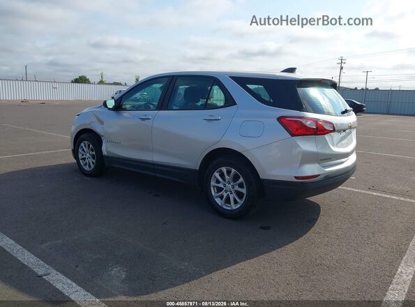 3GNAX5EV0LS710070 2020 CHEVROLET EQUINOX Silver Trasero izquierdo