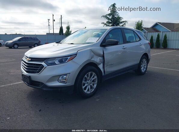 3GNAX5EV0LS710070 2020 CHEVROLET EQUINOX Silver Vista tres cuartos delantera izquierda