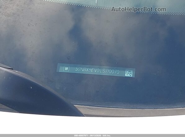3GNAX5EV0LS710070 2020 CHEVROLET EQUINOX Silver 