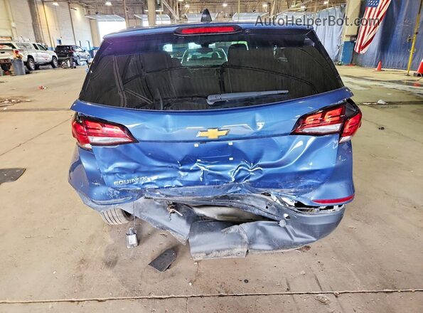 3GNAXFEG6RL268308 2024 CHEVROLET EQUINOX Синий Вид сзади