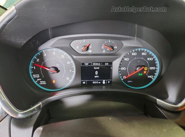 3GNAXFEG6RL268308 2024 CHEVROLET EQUINOX Синий Вид щитка приборов