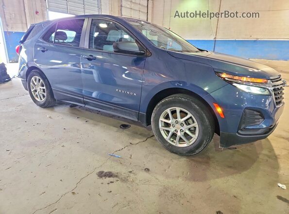 3GNAXFEG6RL268308 2024 CHEVROLET EQUINOX Синий Передняя правая четверть