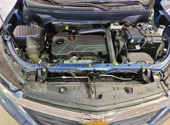 3GNAXFEG6RL268308 2024 CHEVROLET EQUINOX Синий Вид подкапотного пространства