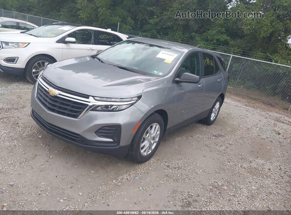 3GNAXFEGXRL289677 2024 CHEVROLET EQUINOX Gray Vista tres cuartos delantera izquierda