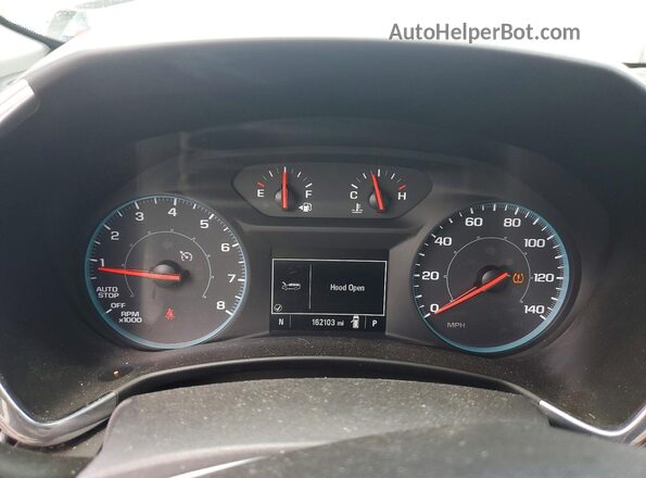 3GNAXFEV8LS688194 2020 CHEVROLET EQUINOX Серебряный Вид щитка приборов
