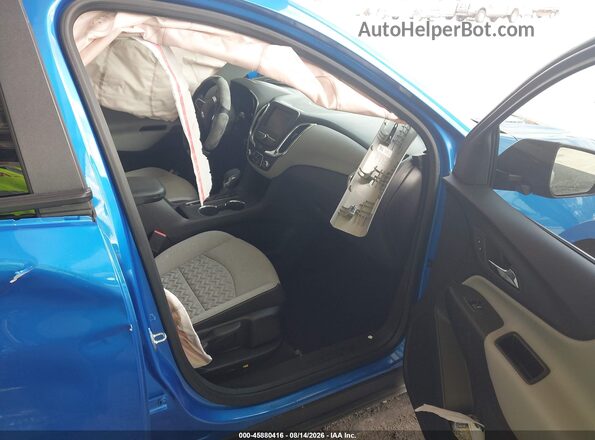 3GNAXHEG1RL155975 2024 CHEVROLET EQUINOX Синий Вид салона спереди