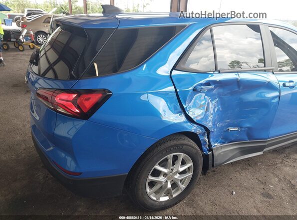 3GNAXHEG1RL155975 2024 CHEVROLET EQUINOX Синий Вид щитка приборов