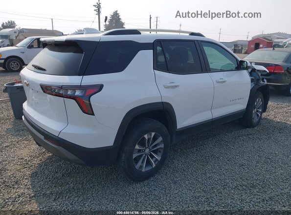 3GNAXHEG2SL222282 2025 CHEVROLET EQUINOX Белый Задняя правая четверть