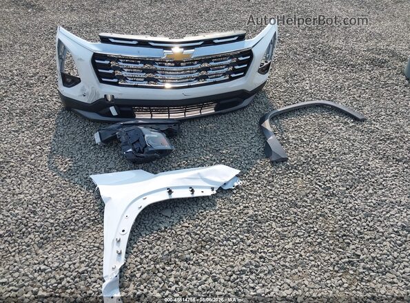 3GNAXHEG2SL222282 2025 CHEVROLET EQUINOX Белый Вид щитка приборов