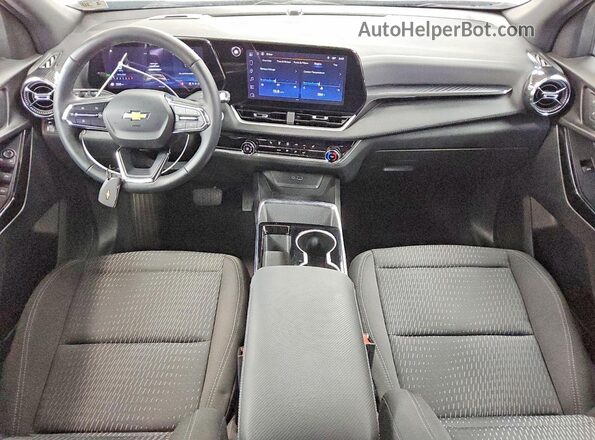 3GNAXHEG2SL309938 2025 CHEVROLET EQUINOX Black Առջևի վահանակի տեսք