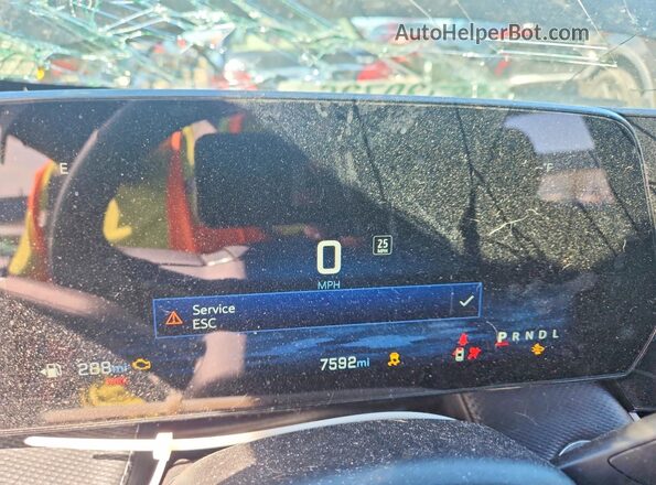 3GNAXHEG2TL389727 2026 CHEVROLET EQUINOX Black Вид щитка приладів