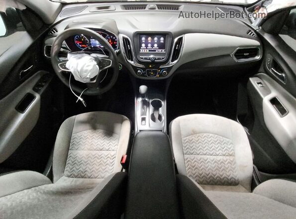 3GNAXHEG3PL190367 2023 CHEVROLET EQUINOX White Առջևի վահանակի տեսք