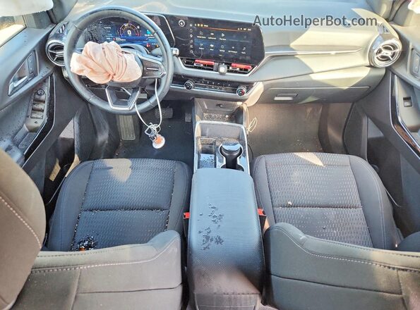 3GNAXHEG3SL305865 2025 CHEVROLET EQUINOX Black Вид панелі приладів