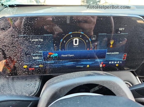 3GNAXHEG3SL305865 2025 CHEVROLET EQUINOX Black Вид щитка приладів