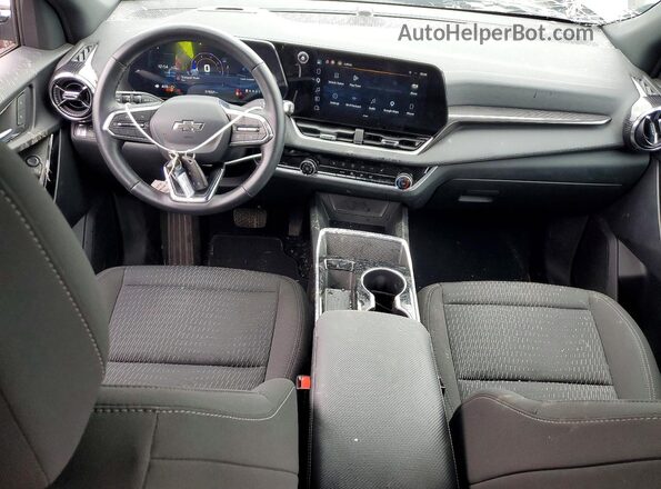 3GNAXHEG5SL193537 2025 CHEVROLET EQUINOX Gray Вид панелі приладів