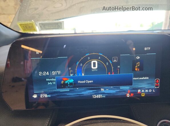 3GNAXHEG5SL268043 2025 CHEVROLET EQUINOX Gray Instrument cluster view